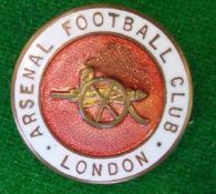 Early Arsenal FC Enamel Pin Badge: Made by J A Wyle London