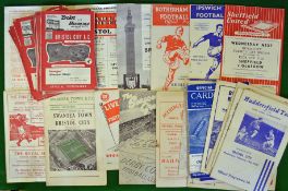 1957/58 Season Bristol City Football Programmes (H&A): To include Liverpool 24/8, Stoke 26/8,