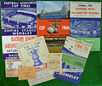 Wolverhampton Wanderers FA Cup Football Programmes: To consist of 1949 Final and Ticket, 1951 FA Cup