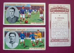 Football Cigarette Cards: WA & AC Churchman Footballers (Oval Insert) 1914 (50).