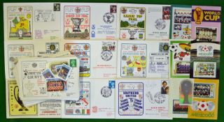 Collection of Football Postal Covers: including Dawn issues and Official League series and several