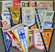 Collection of 1970s Football Pennants: Featuring a vast selection of football teams to include