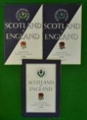 1950s Scotland v France Rugby Programmes: Played at Murrayfield to include 20th March 1954, 17th