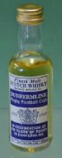 Dunfermline Rugby Club Centenary Miniature malt whiskey – 1893- 1993 c/w original label inscribed In