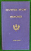 Scottish Rugby Memories 1946-1950 Volume II – a souvenir book of Scottish rugby international