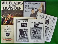 New Zealand All Blacks rugby tour selection from the 1960/70s to incl 193/64 The Fifth All Blacks