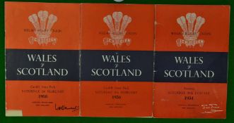 1946 Wales v Scotland signed rugby programme: Played at St Helens Swansea 2nd February 1946 signed