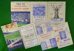 1949 Wolverhampton Wanderers FA Cup Semi-Final and Final Football Programmes: To include Semi v