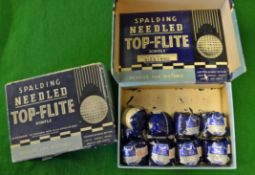 13 x various Spalding Top- Flite paper wrapped dimple golf balls to incl 8x 1.68 and 5x 1.62 –