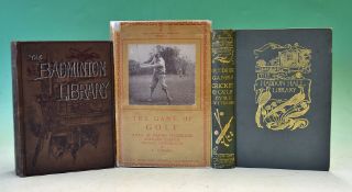 Golf Histories et al (3) to incl to incl R H Lyttleton “Haddon Hall Library – Outdoor Games