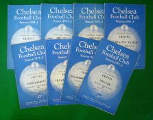 1952 Chelsea Football Programmes (H): To include v Chester 3rd Rd FA Cup 12/1, v Wolves 26/1, v