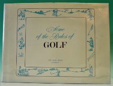 Crombie, Charles - “Some of The Rules of Golf " reprint ed 1966 c/w dust jacket publ’d by Ariel