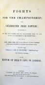 1855 Fights for the championship book – published at “Bell’s Life" containing celebrated prize