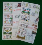 11x Football First Day Covers: To Comprise of England v Brazil 1981, League Cup 1981, Charity Shield