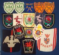 Collection Athletic Cloth Blazer Badges and crests: to include Glamorgan Schools, National