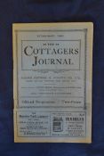 1926 Fulham Football Programme: v Bradford City 30th October 1926. Overall (VG). (1).