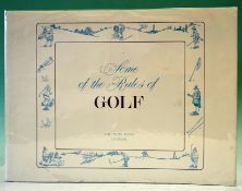 Crombie, Charles - “Some of The Rules of Golf " reprint ed 1966 c/w dust jacket publ’d by Ariel