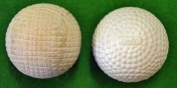 Fine Kite replica bramble pattern golf ball – unused hence (VG) plus a replica square mesh pattern