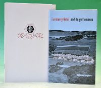 Longhurst, Henry –“Turnberry Hotel and Its Golf Courses" c1960 in the original illustrated covers,