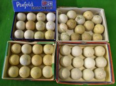 48 x various used lattice and dimple pattern golf balls – in various makers boxes