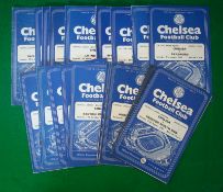 1959/60 Chelsea Football Programmes (H): Full Season to include some Cup Matches, and Friendlies All