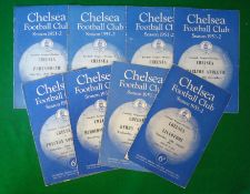 1951 Chelsea Football Programmes (H): To include v Liverpool 25/8, v Derby County 5/9, v