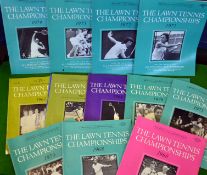 13 x Wimbledon Lawn tennis Championship programmes from 1961 onwards – to incl various days 1x ’