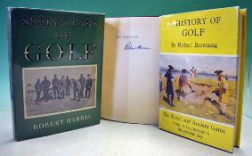 Harris, Robert signed – “Sixty Years of Golf" 1st ed 1953 c/w original dust jacket and signed by the