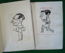 1930s Hand Drawn and signed Caricatures of Sportsmen by George Green foremost Cartoonist of