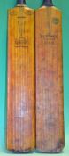 2 x crickets bats c1950s to incl Gunn & Moore “Cannon" good dark golden patina and Bertwill