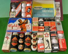 Large collection of 63 various unused golf balls incl B51, Dunlop Sixty Five, Hogan, Bromford,