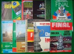 Collection of FA Cup Final Football Programmes: To include a near complete run from 1970 – 1983