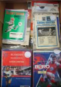 Large Collection of Leeds United Football Programmes: To include Premiership programmes, Home and