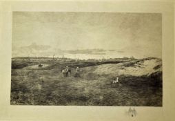 Aikman, George (ARSA) (1830-1905) “THE ALTOON LINKS ABERDEEN" etching after J Smart published 1893
