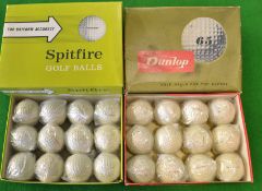 24 x Spitfire cellophane wrapped golf balls – 12x in the original shop display box with flip up