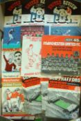 Manchester United Football Programmes: Approx 200 home programmes and memorabilia items from the