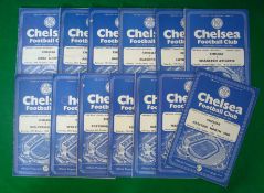 1956 Chelsea Football Programmes (H): To incl v Preston North End 25/8, v Manchester Utd 5/9, v