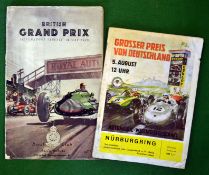 1949 British Grand Prix programme – on 14/05/1949 at Silverstone, with slight creasing, fold marks