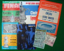 1970 FA Cup Final Football Programmes: incl Semi-Final Watford v Chelsea 14/3/70, Final at Wembley