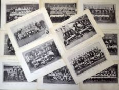 Football Team Group Pictures: All removed from The Book of Football 1905/6. Teams include