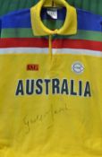 Geoff Marsh - 1992 Australia Cricket World Cup signed shirt - official Benson and Hedges Licenced