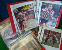Collection of Football Autographed Printed Photographs: Selection of various football prints from