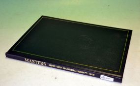 Masters Golf Annual 1981 signed by the winner Tom Watson – 1st ed original green and leather gilt
