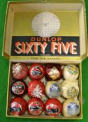 12 x assorted wrapped golf balls incl Penfold Peri Dot, 2x Top-Flite, plus other Dunlop and