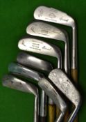 8 x Assorted putters – to include 3 x Gem putters 1 x showing the crown, 1 x Anderson and Son of