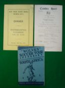 Scarce 1951 Wolverhampton Wanderers South Africa Tour Itinerary: 10 Page booklet itinerary for