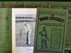 Early and complete cricket set of “The Book of Cricket A New Gallery of Famous Players" c1899" -