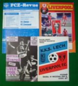 Liverpool FC European Cup Football Programmes (H&A): To consist of Liverpool v KKS Lech (A) 1984