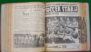 1950s Raich Carters Soccer Star Weekly Magazines: 52 Issues ranging from 1954 -1959 no complete