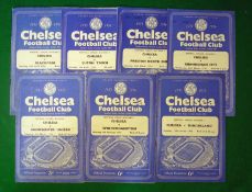 1956 Chelsea Football Programmes (H): To incl v Sunderland 14/1, v Wolves 4/2, v Manchester utd 3/3,